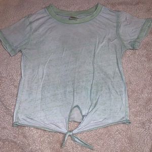 Pastel Tie Crop Top XS